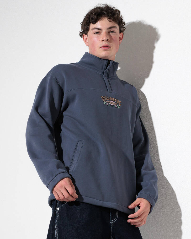 Billabong King Prawn 1/4 Zip Sweatshirt for Mens