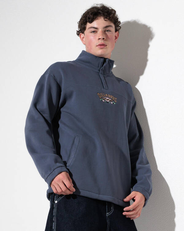 King Prawn 1/4 Zip Crewneck Sweatshirt