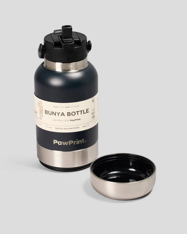 Paw Print Bunya 32Oz Drink Bottle & Pet Bowl for Unisex