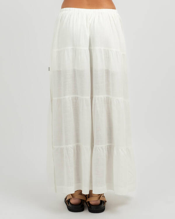 Rhythm Classic Tiered Maxi Skirt for Womens