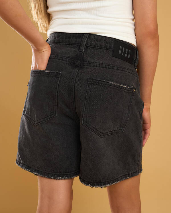 DESU Girls' Byron Mid Denim Shorts for Womens