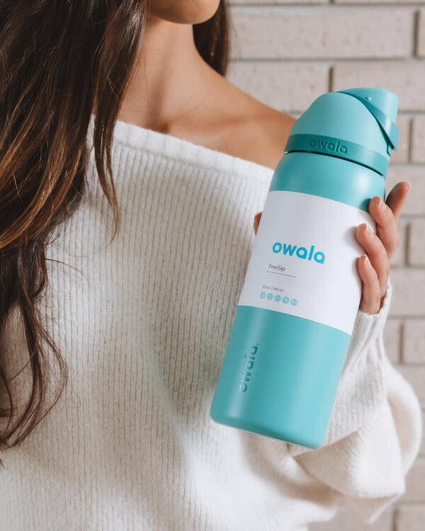 32oz FreeSip Stainless Steel Water Bottle