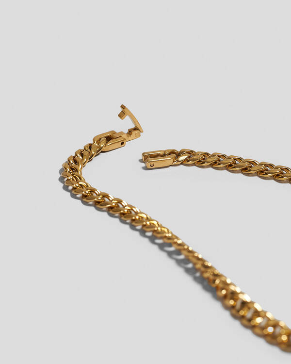 REPUBLIK Small Gold Chain Necklace for Mens