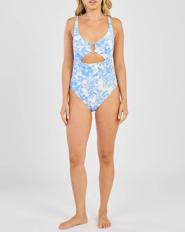 Roxy Artsy Floral One Piece Swimsuit for Womens