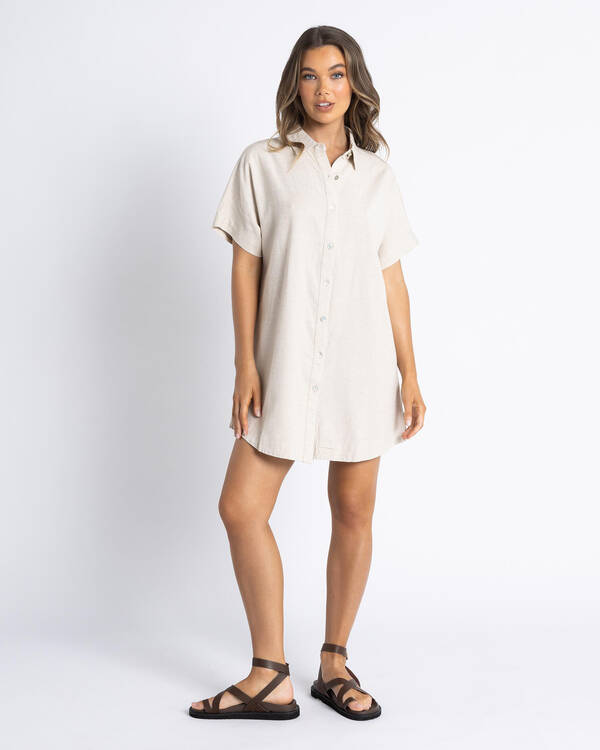 Rhythm Classic Shirt Dress for Womens