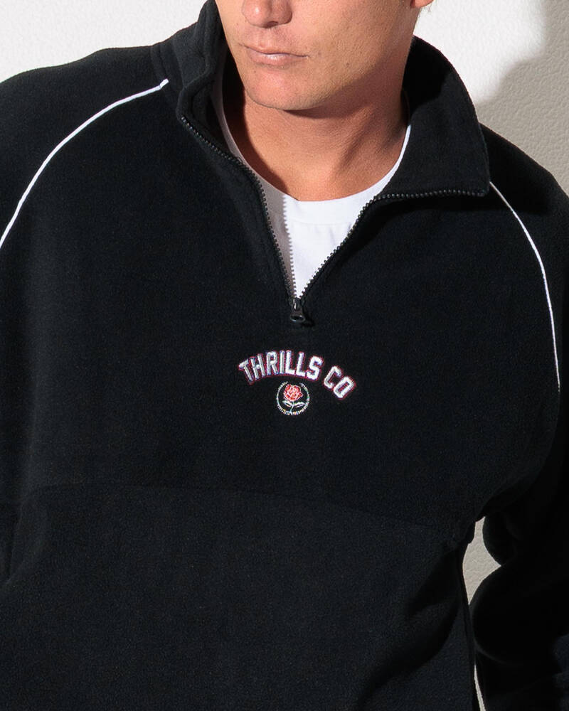 Thrills Tournament Of Roses Quarter Zip Sweatshirt for Mens