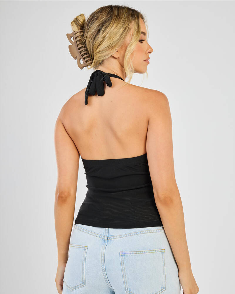 Mint Vanilla Laila Halter Top for Womens