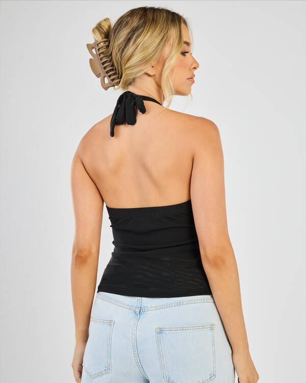 Mint Vanilla Laila Halter Top for Womens