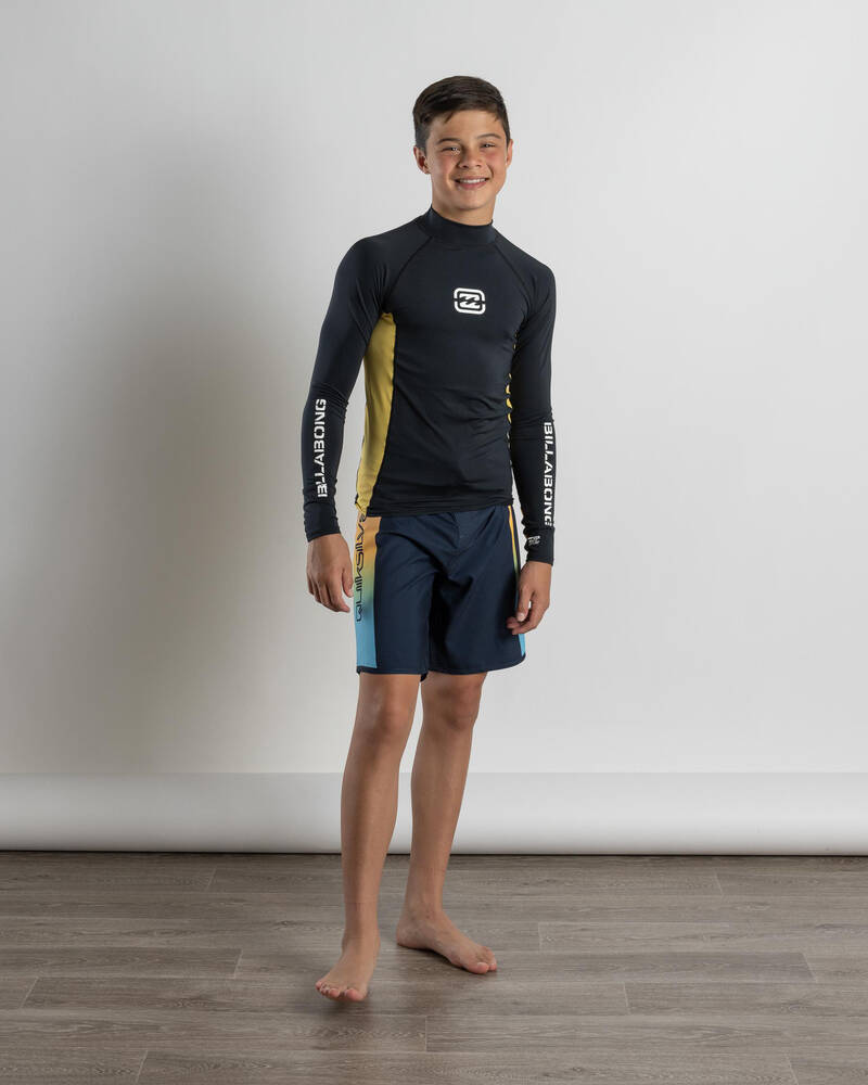 Billabong Boys' Jimmy Long Sleeve Rash Vest for Mens