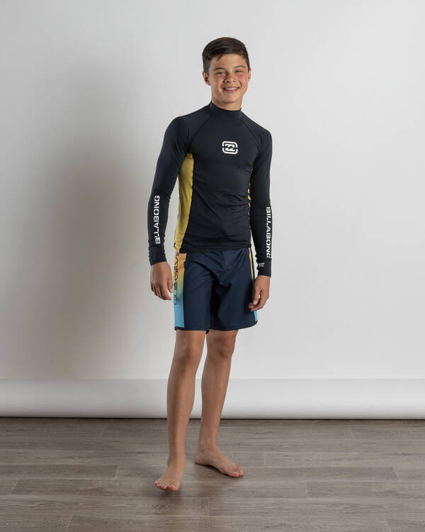 Billabong Boys' Jimmy Long Sleeve Rash Vest for Mens