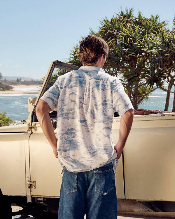 Rip Curl Nocturnal Short Sleeve Shirt for Mens