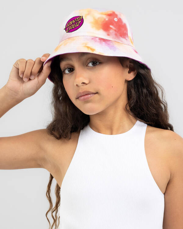 Santa Cruz Girls' Other Dot Bucket Hat for Womens