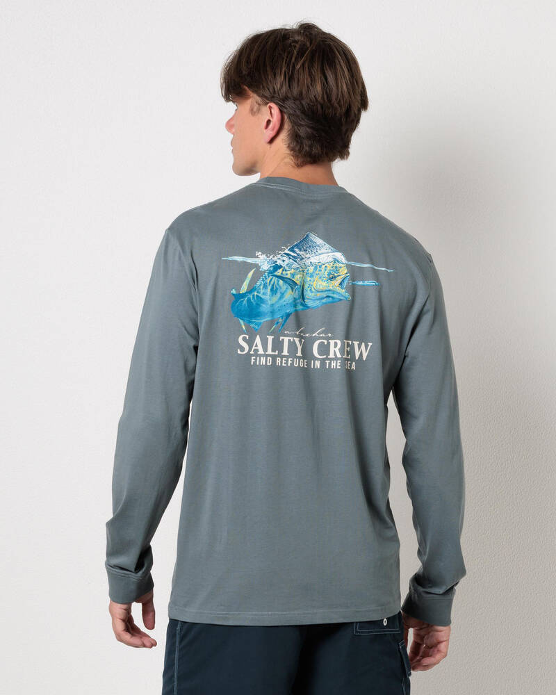 Salty Crew Mahi Surface Long Sleeve T-Shirt for Mens