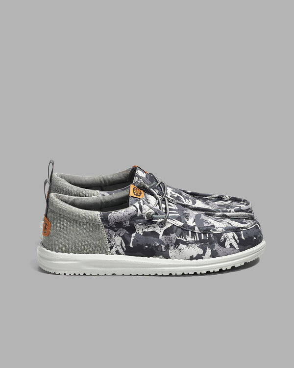 HEYDUDE Wally Funk Hunt Camo Shoes for Mens