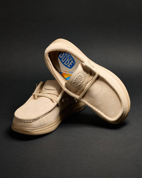 HEYDUDE Wally COMF Suede Shoes for Mens
