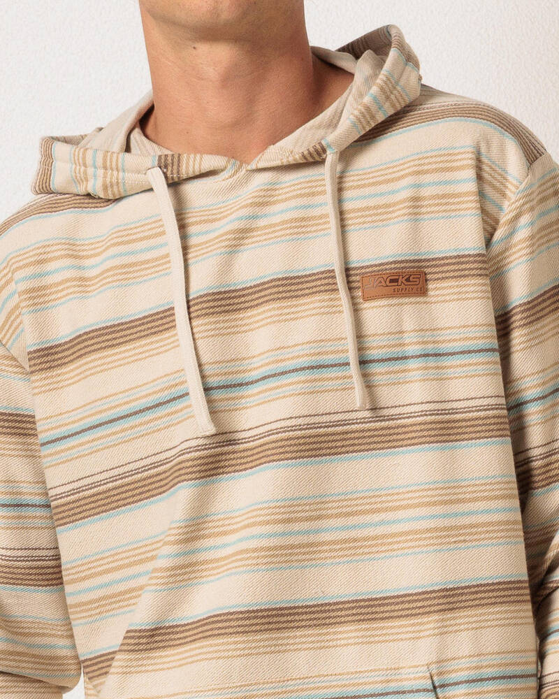 Jacks Driftwood Hooded Knit for Mens