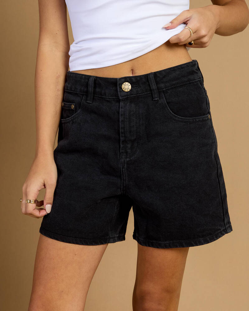 DESU Byron Mid Denim Shorts for Womens
