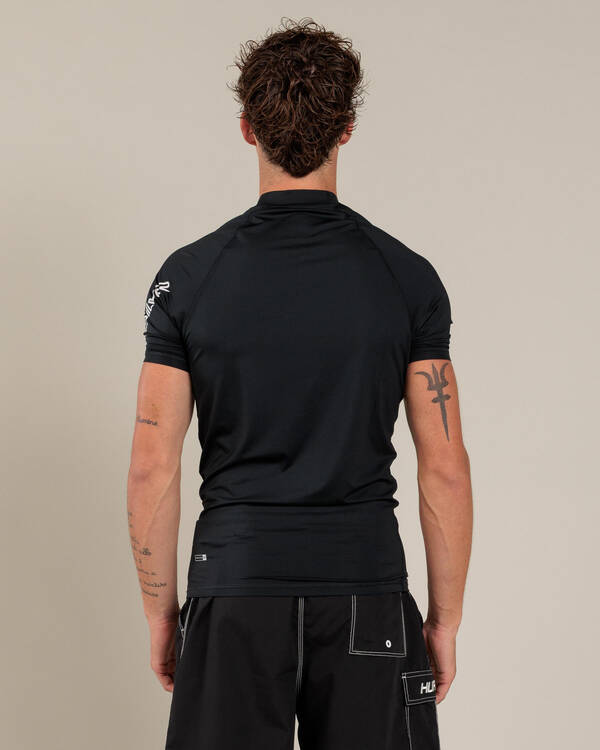 Quiksilver All Time Short Sleeve Rash Vest for Mens