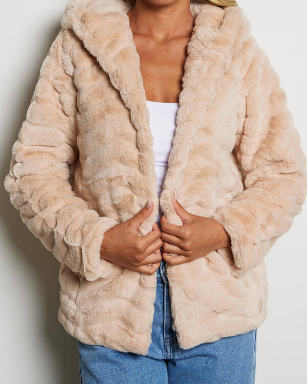 Mooloola Moulin Faux Fur Jacket for Womens