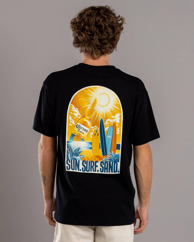 Corona Sun Surf Sand T-Shirt for Mens