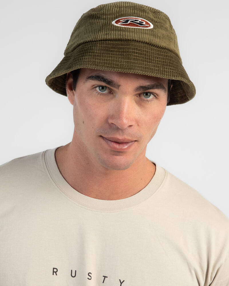 Rusty Glory Days Cord Bucket Hat for Mens