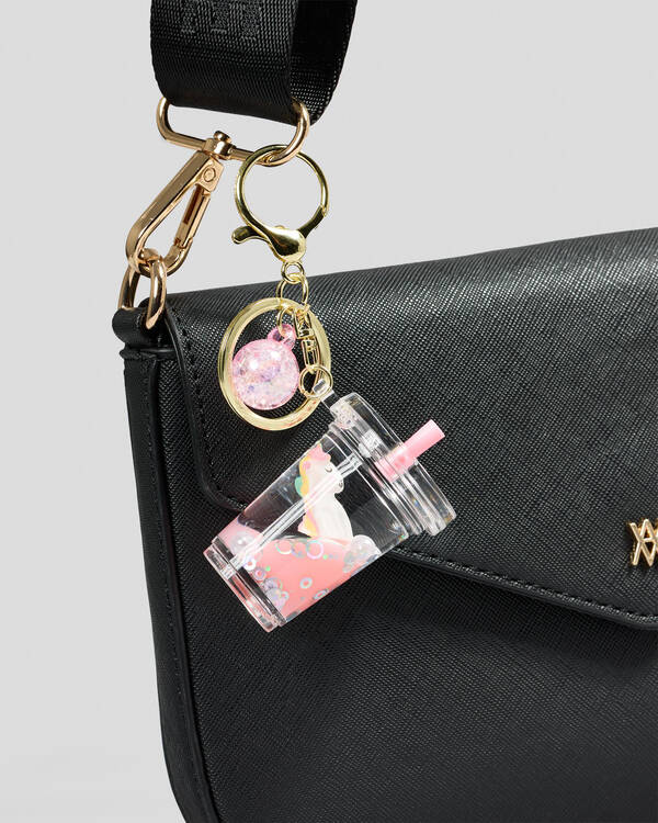 Karyn In LA Boba Unicorn Small Bag Charm for Womens