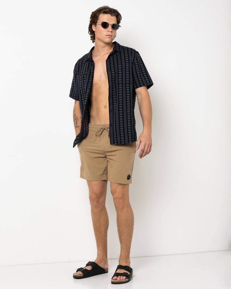 Skylark Cinch Elastic Waist Shorts for Mens
