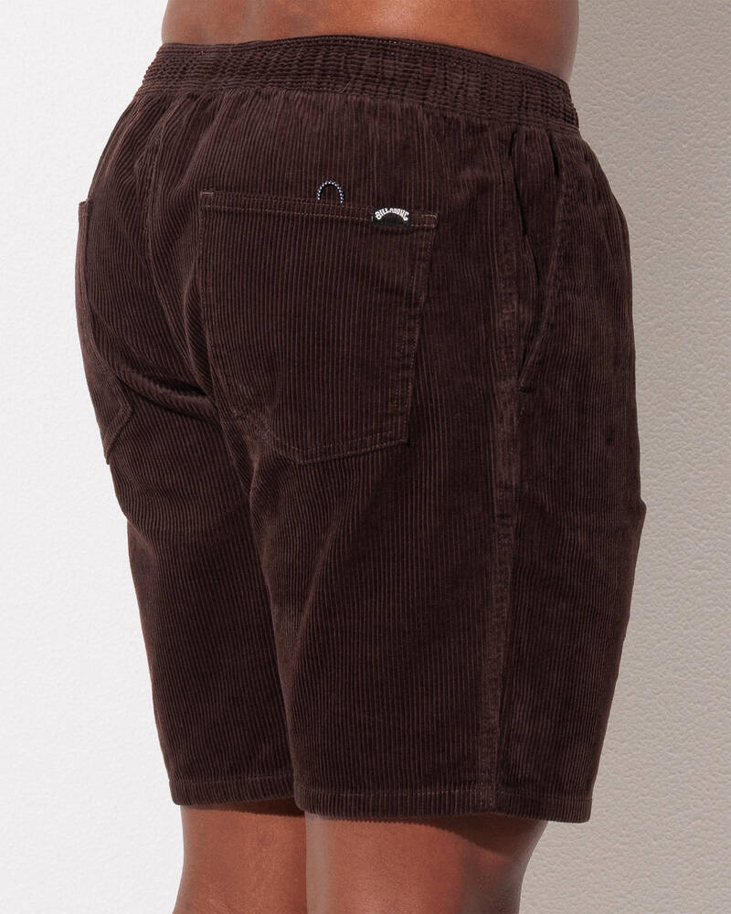 Billabong Larry Cord Walk Shorts for Mens