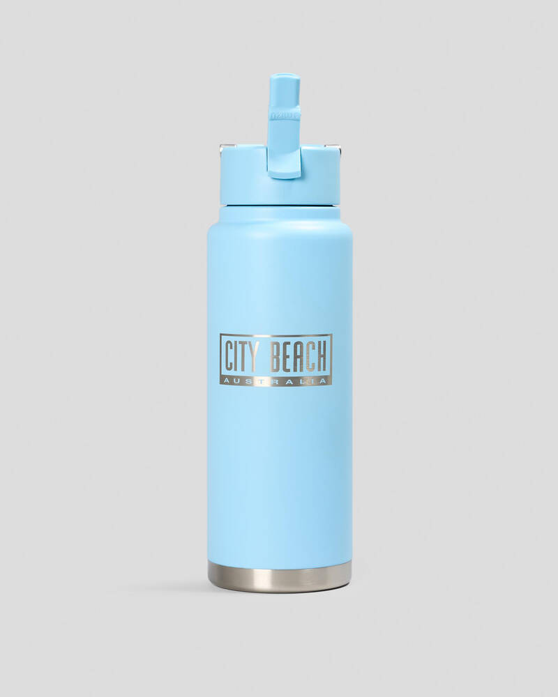 Mizu 36 oz Straw Lid City Beach Water Bottle for Mens