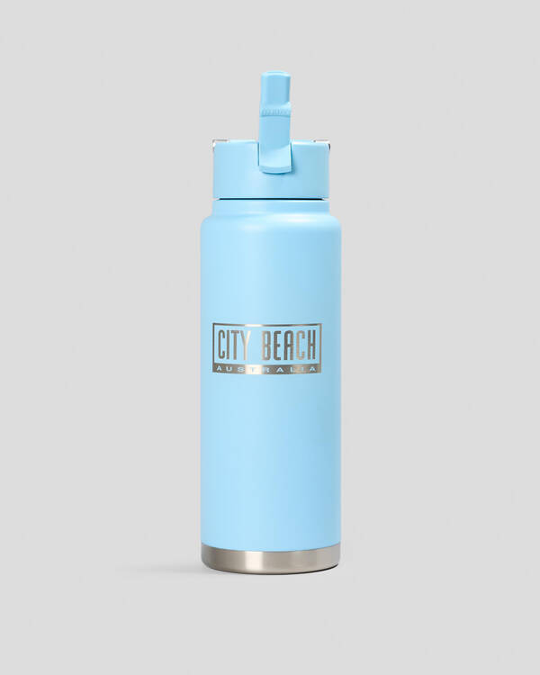 Mizu 36 oz Straw Lid City Beach Water Bottle for Mens