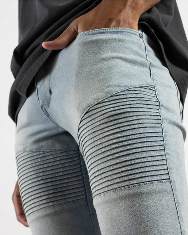 Lucid Rome Denim Walk Shorts for Mens
