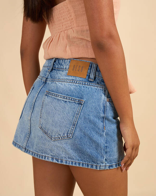 DESU Bells Denim Skirt for Womens