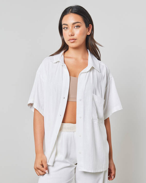 Mooloola Nora Hawaii Short Sleeve Shirt for Womens