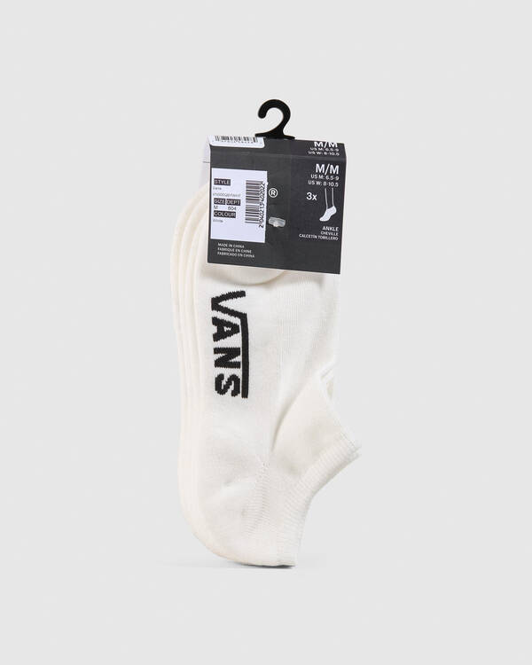 Vans Classic Kick Ankle Socks 3 Pack for Mens