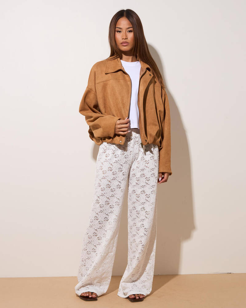 Ava And Ever London Faux Suede Jacket for Womens