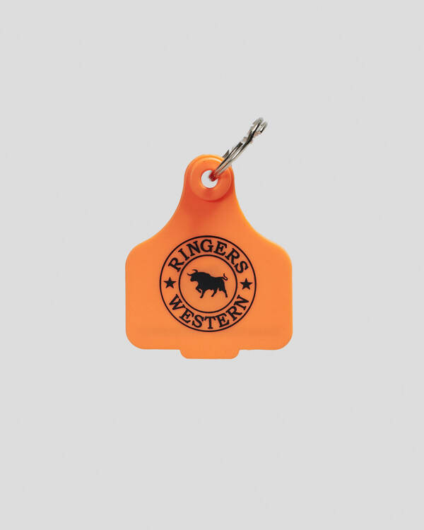 Ringers Western Cattle Tag Keyring for Unisex