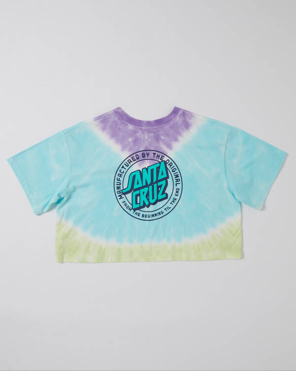 Santa Cruz Girls' Dot Redux Tie Dye T-Shirt for Womens