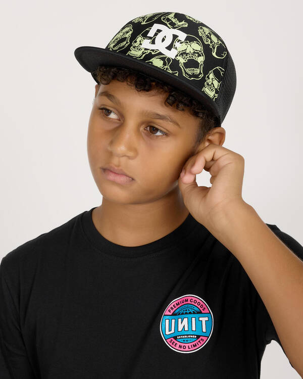 DC Shoes Boys' Gas Station Season Trucker Cap for Mens