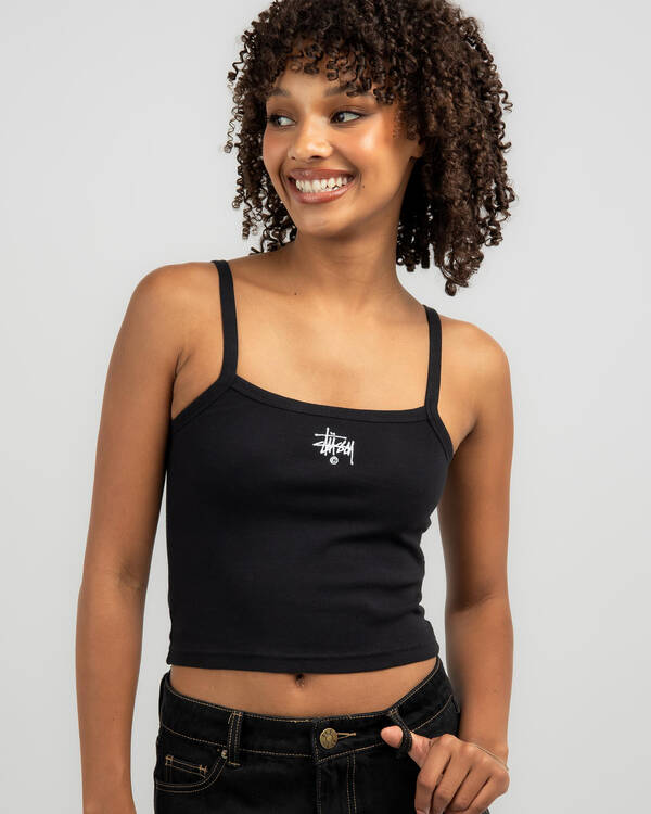 Stussy Graffiti Rib Singlet for Womens
