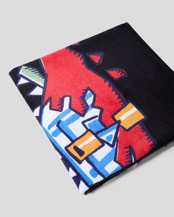 Santa Cruz Boys' Meek Scratched Slasher Beach Towel for Mens
