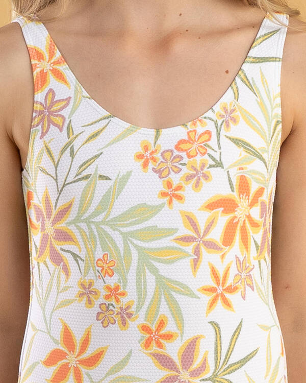 Roxy Girls' Floral Horizon One Piece Swimsuit for Womens