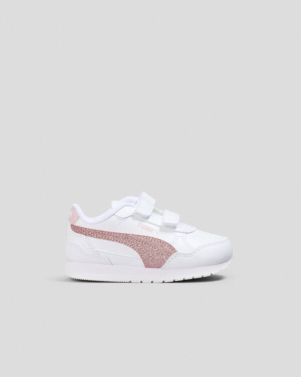 Puma Toddlers' ST Runner V4 SL Glitter V Shoes for Womens