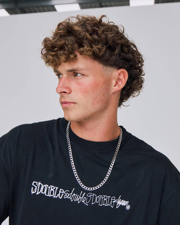 REPUBLIK Silver Chain Necklace for Mens