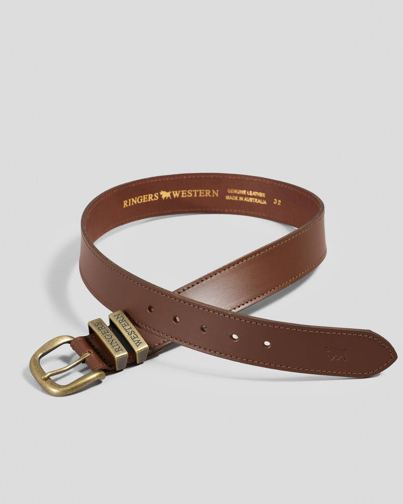 Ringers Western James Leather Belt for Mens