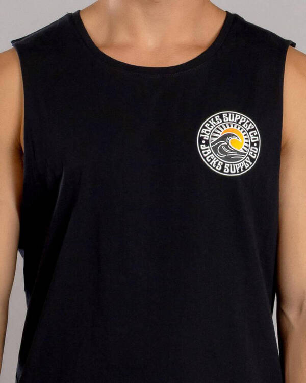 Jacks Rising Sun Muscle Tank for Mens