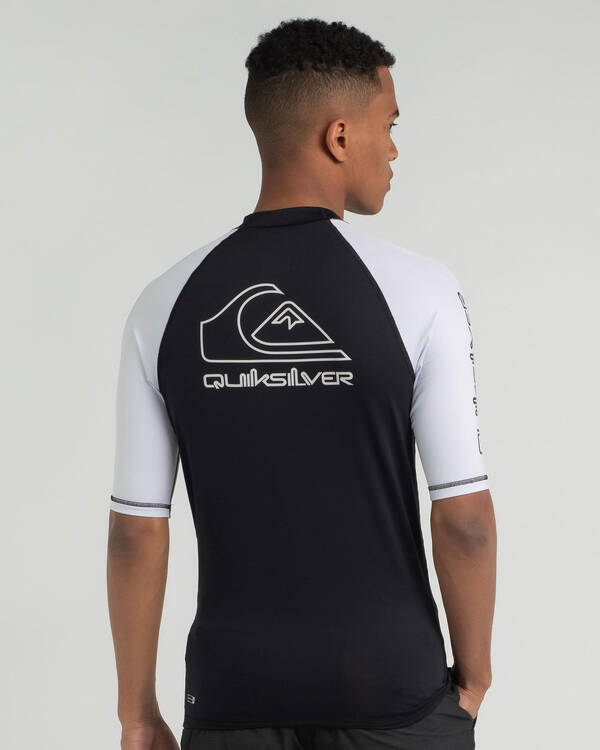 Quiksilver On Tour Short Sleeve Rash Vest for Mens