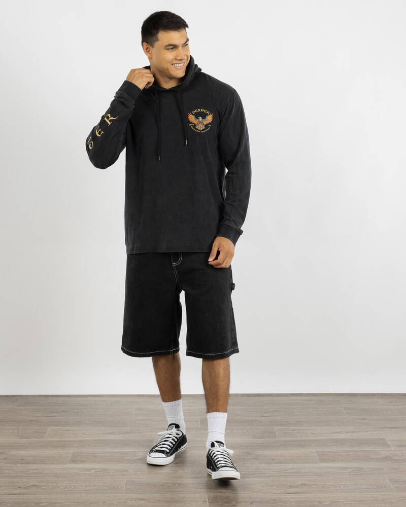 Dexter Born From Ashes Hooded Long Sleeve T-Shirt for Mens