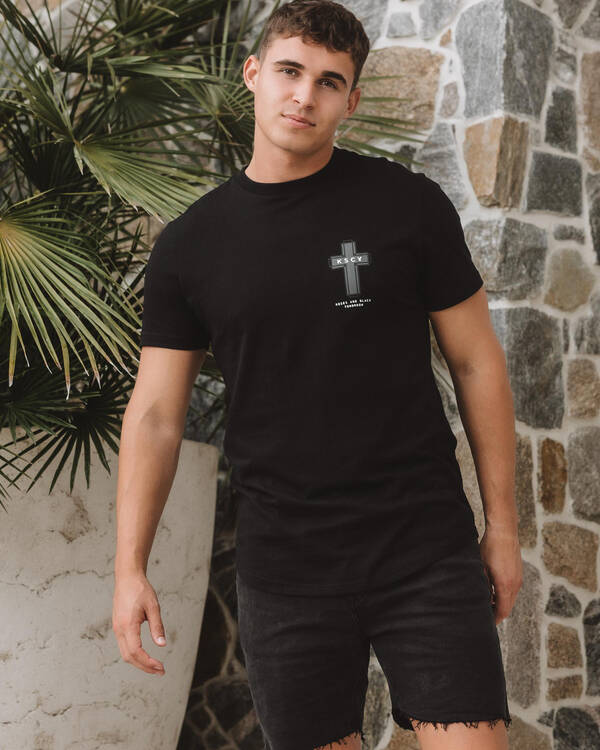 Kiss Chacey Judgement Dual Curved T-Shirt for Mens