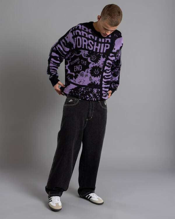Worship Supplies Chico End Knit Sweatshirt for Mens