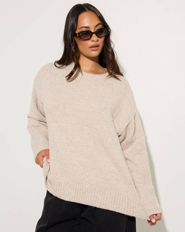 Mooloola Sonic Crew Neck Knit Jumper for Womens